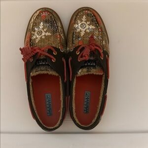 Sperry Snow/Sequin Top Siders